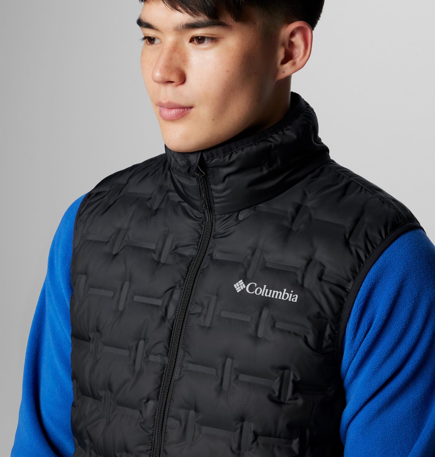 Мужской жилет Columbia Delta Ridge II Down Vest, цвет: Чёрный — фото 4