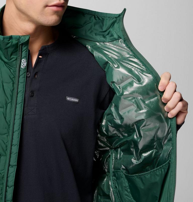 Chaleco de plumón Delta Ridge II para hombre, Color: Rain Forest, image 6