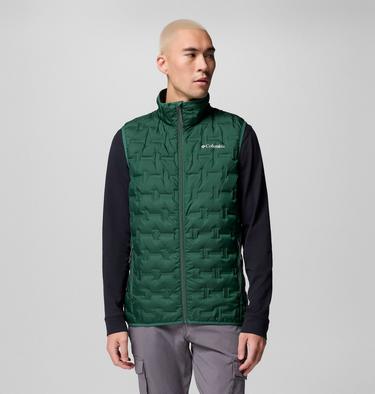 Men's Delta Ridge II Down Gilet, Color: Rain Forest, image 1
