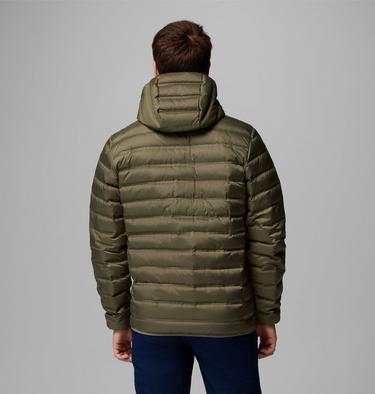 Men's Lake 22 II Down Hooded Jacket, Color: Stone Green, image 11