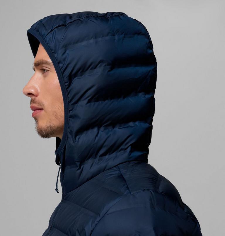 Men's Lake 22 II Down Hooded Jacket, Color: Collegiate Navy, image 6