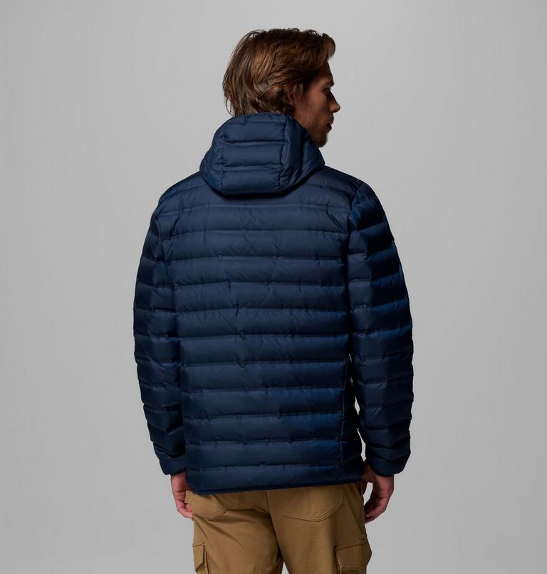 Men's Lake 22 II Down Hooded Jacket, Color: Collegiate Navy, image 2