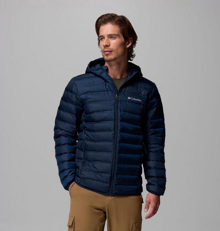 Men's Lake 22 II Down Hooded Jacket, Color: Collegiate Navy, image 1