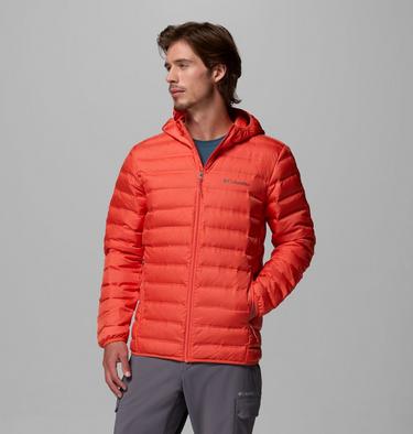Men's Lake 22 II Down Hooded Jacket, Color: Zing, image 4