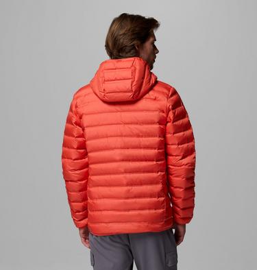 Men's Lake 22 II Down Hooded Jacket, Color: Zing, image 3