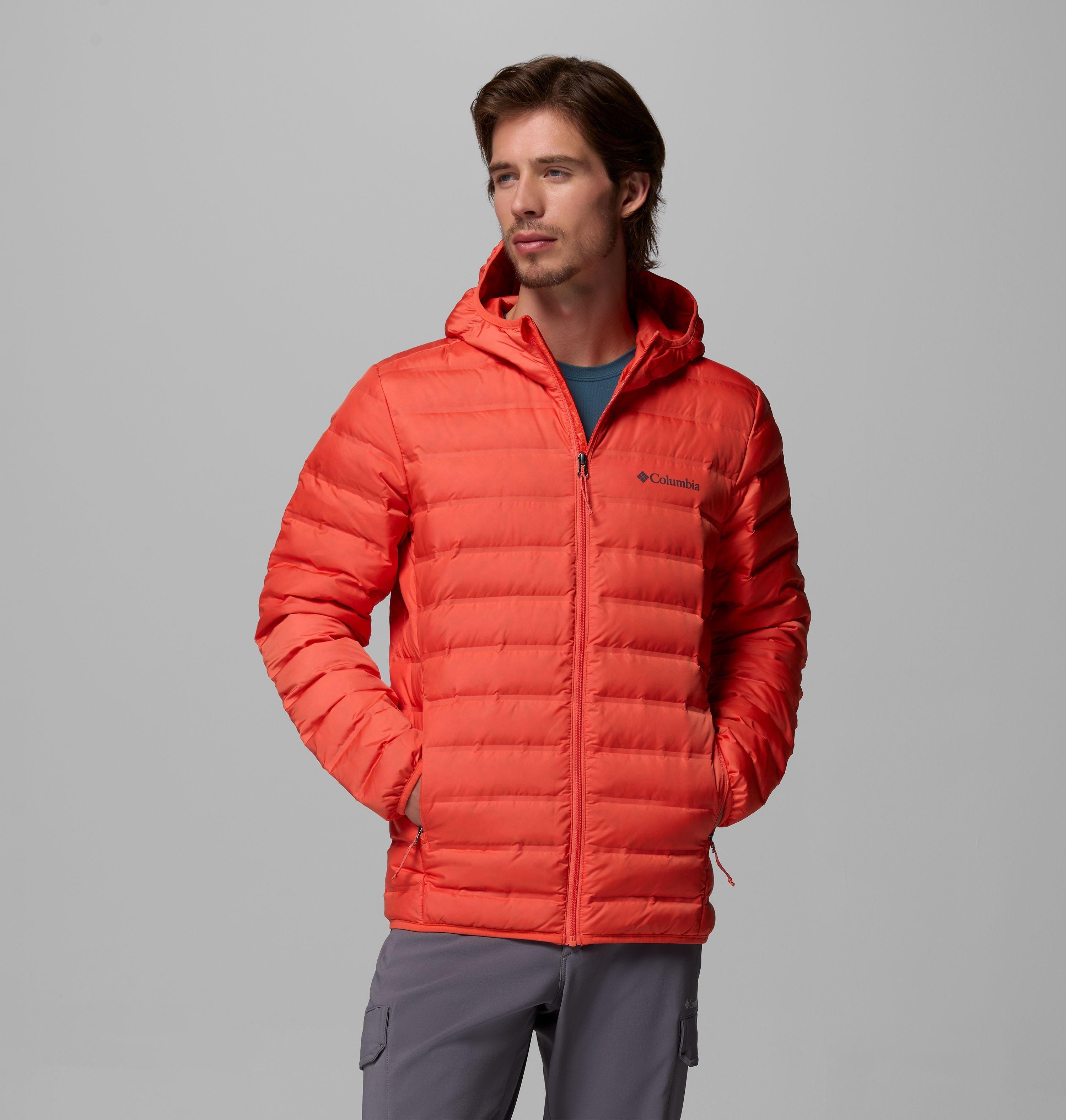 Columbia Sportswear Men's Orange Columbia - Lake 22™ Ii Down Hooded Jacket - Zing Extra Large