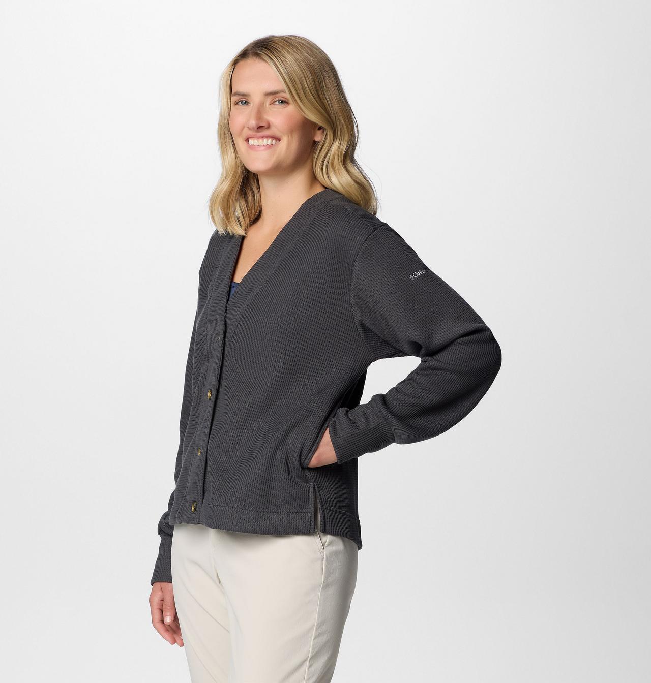 Women's Holly Hideaway™ Waffle Cardigan | 011 | M 4