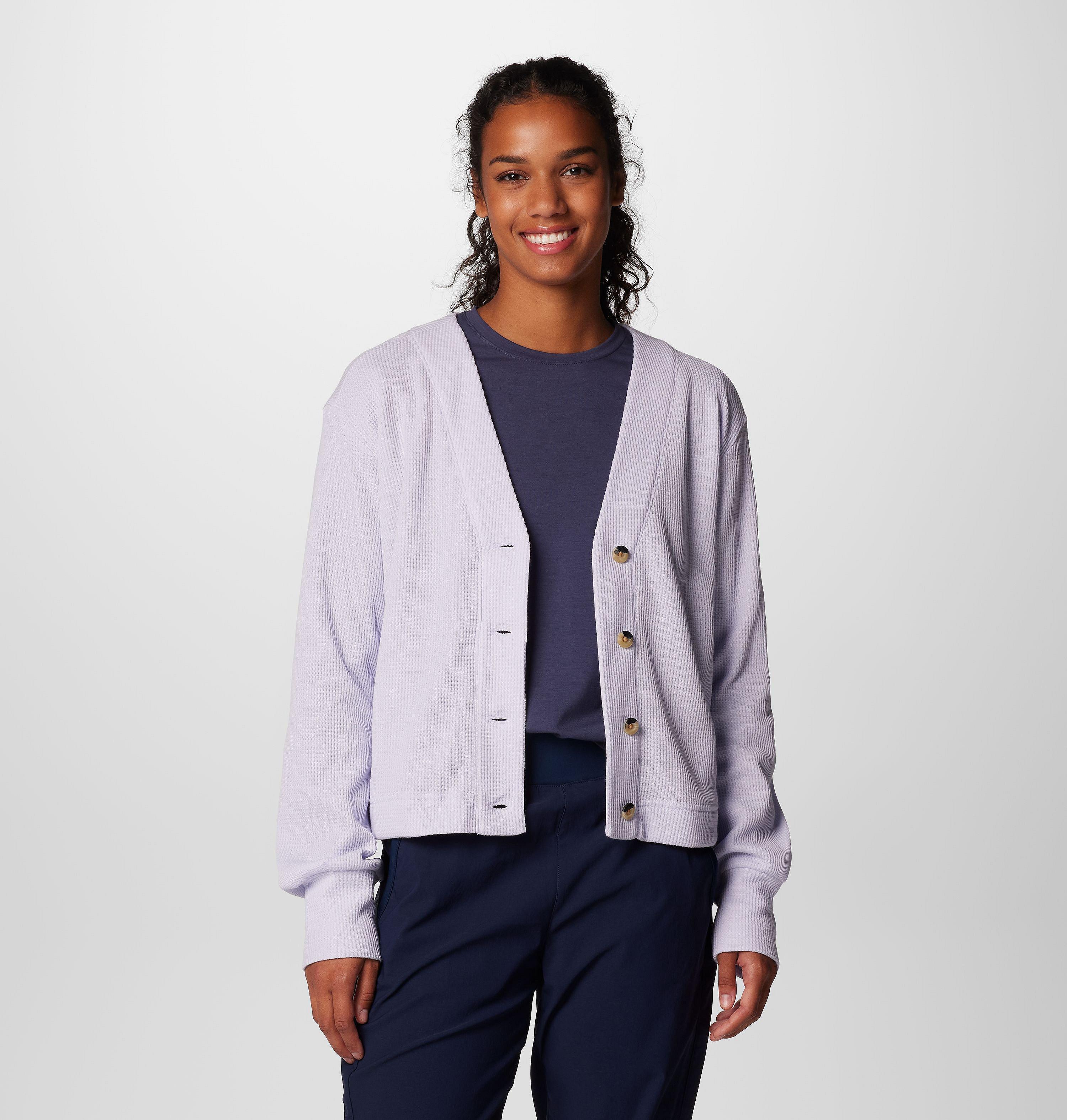 Women's Holly Hideaway Waffle Cardigan | Columbia