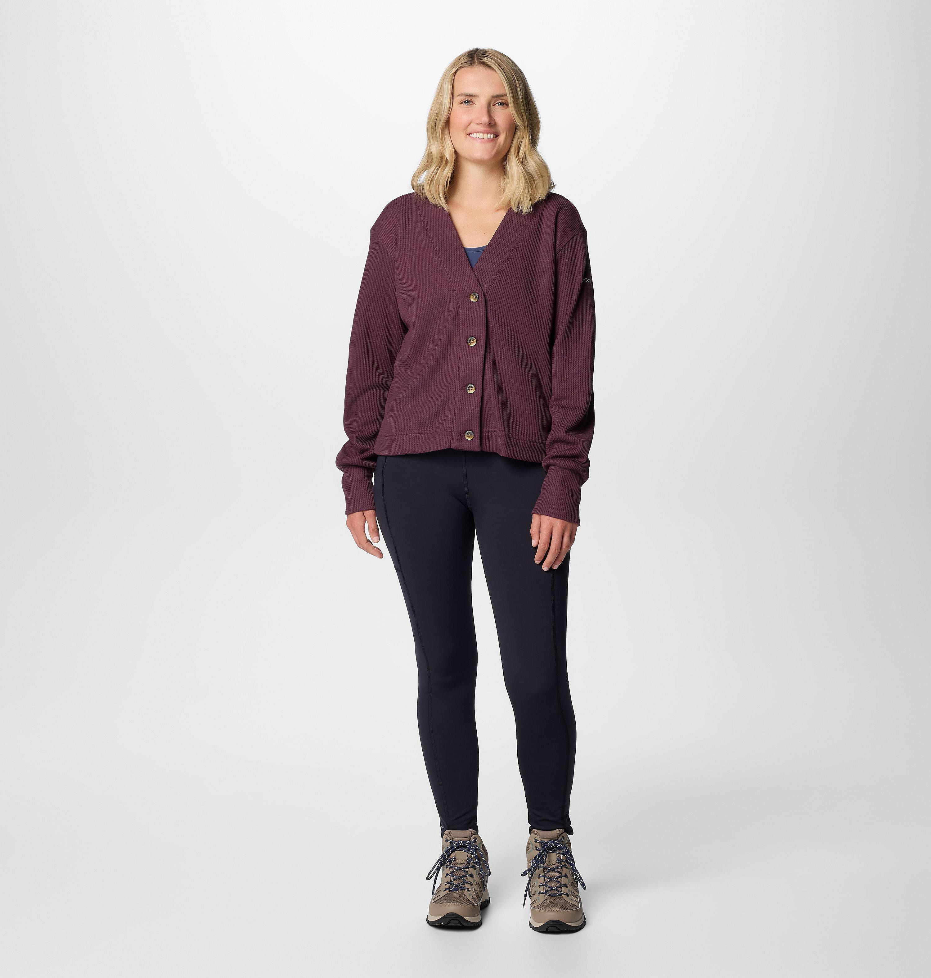 Women's Holly Hideaway™ Waffle Cardigan | 607 | M 3