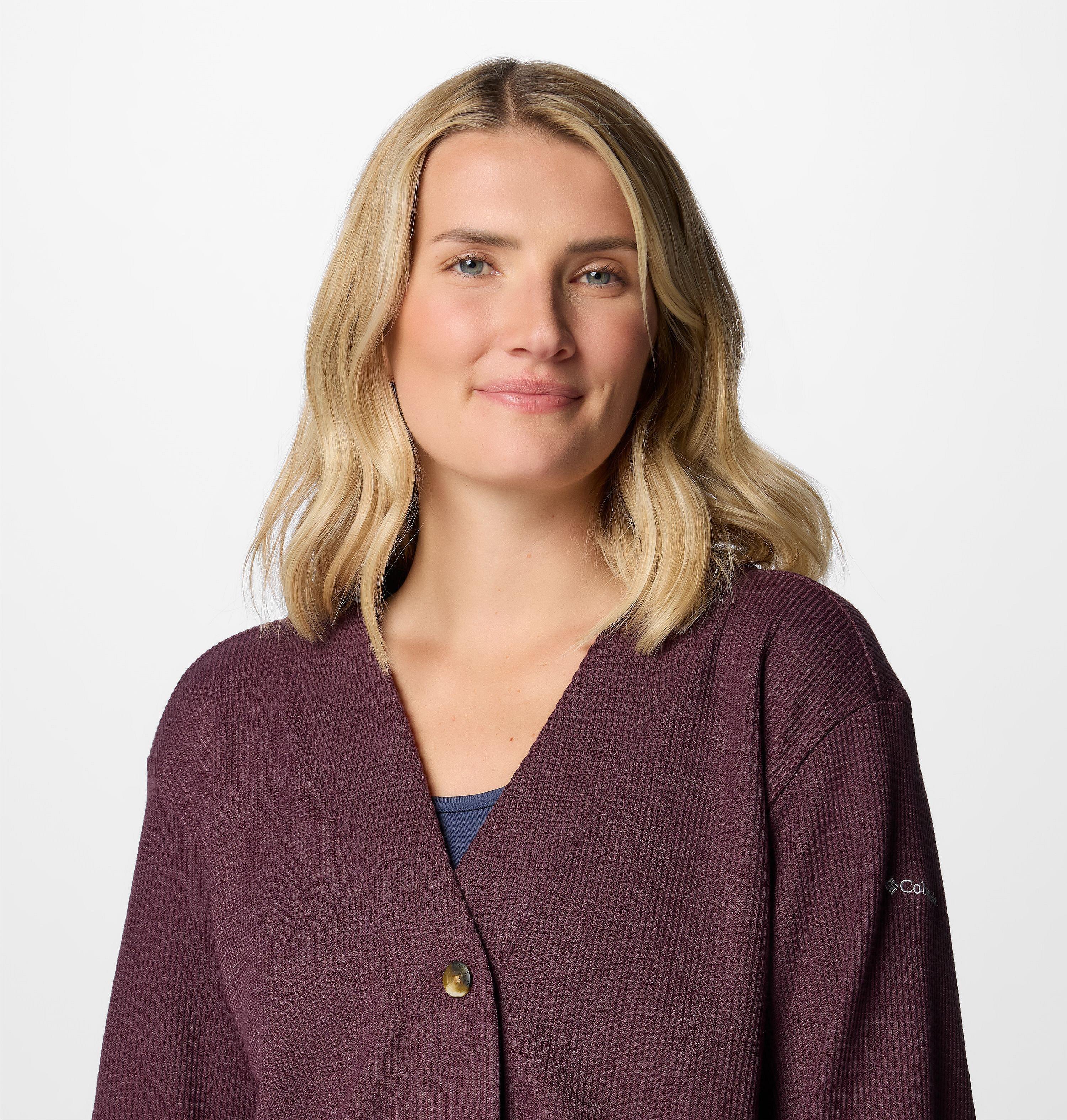 Women's Holly Hideaway™ Waffle Cardigan | 607 | M 5