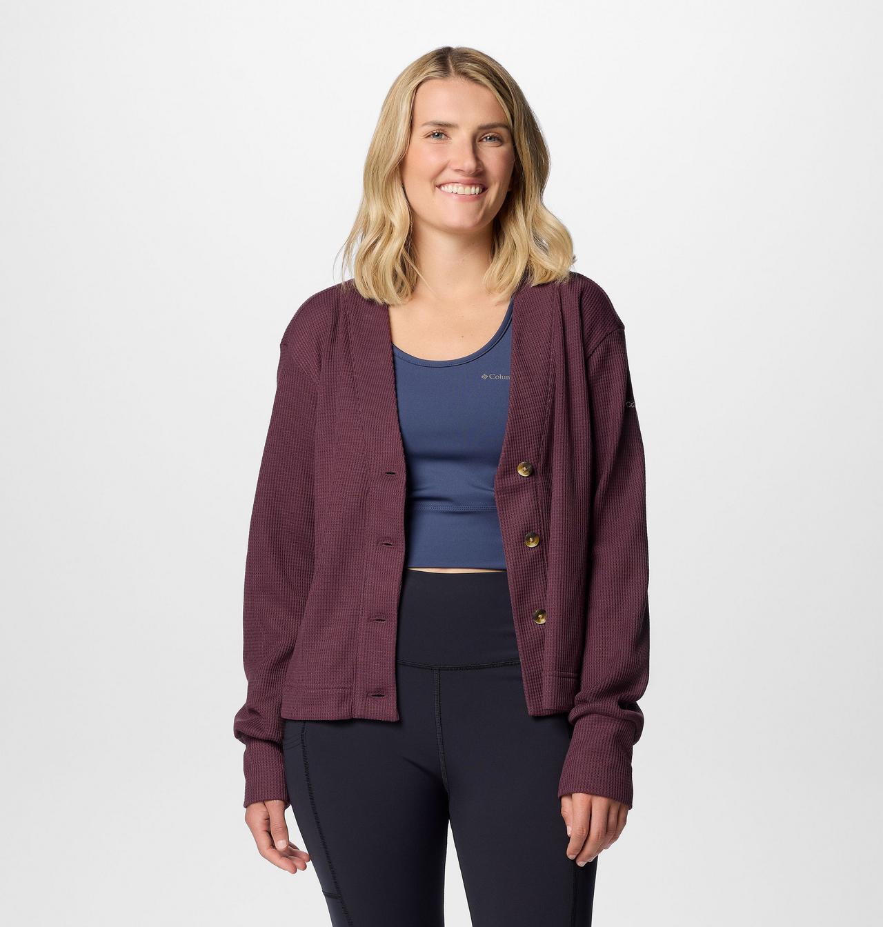 Cardigan en tricot gaufré Holly Hideaway™ pour femmes 1