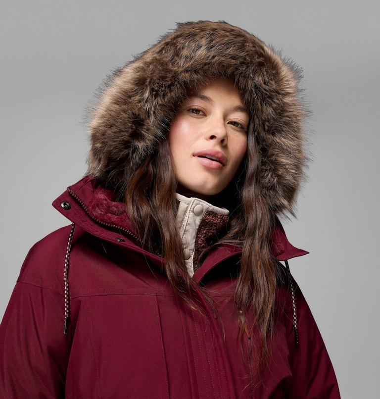 Women's Payton Pass II Waterproof Parka, Color: Rich Wine, image 8