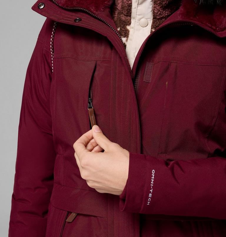 Women's Payton Pass II Waterproof Parka, Color: Rich Wine, image 9