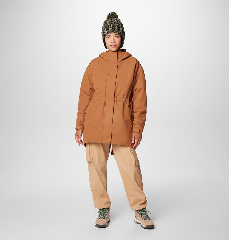Chaqueta aislante e impermeable Venture Days para mujer, Color: Camel Brown, image 3