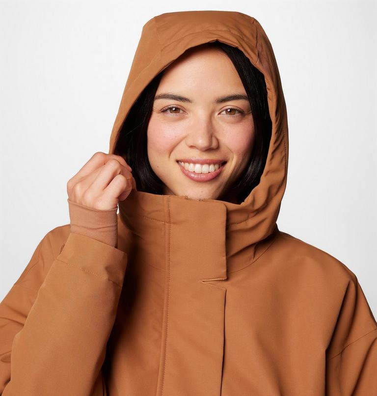 Chaqueta aislante e impermeable Venture Days para mujer, Color: Camel Brown, image 9