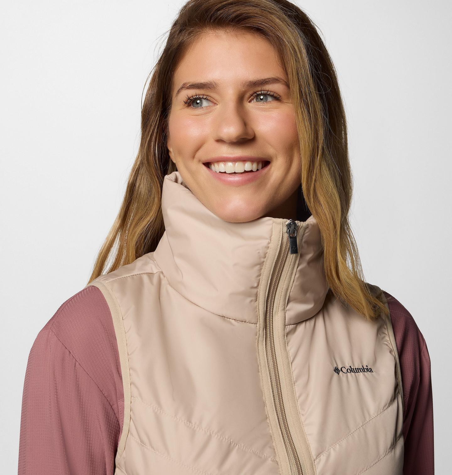 Женский жилет Columbia Mix It Around Long Vest II, цвет: Серо-бежевый, вариант 1 — фото 3
