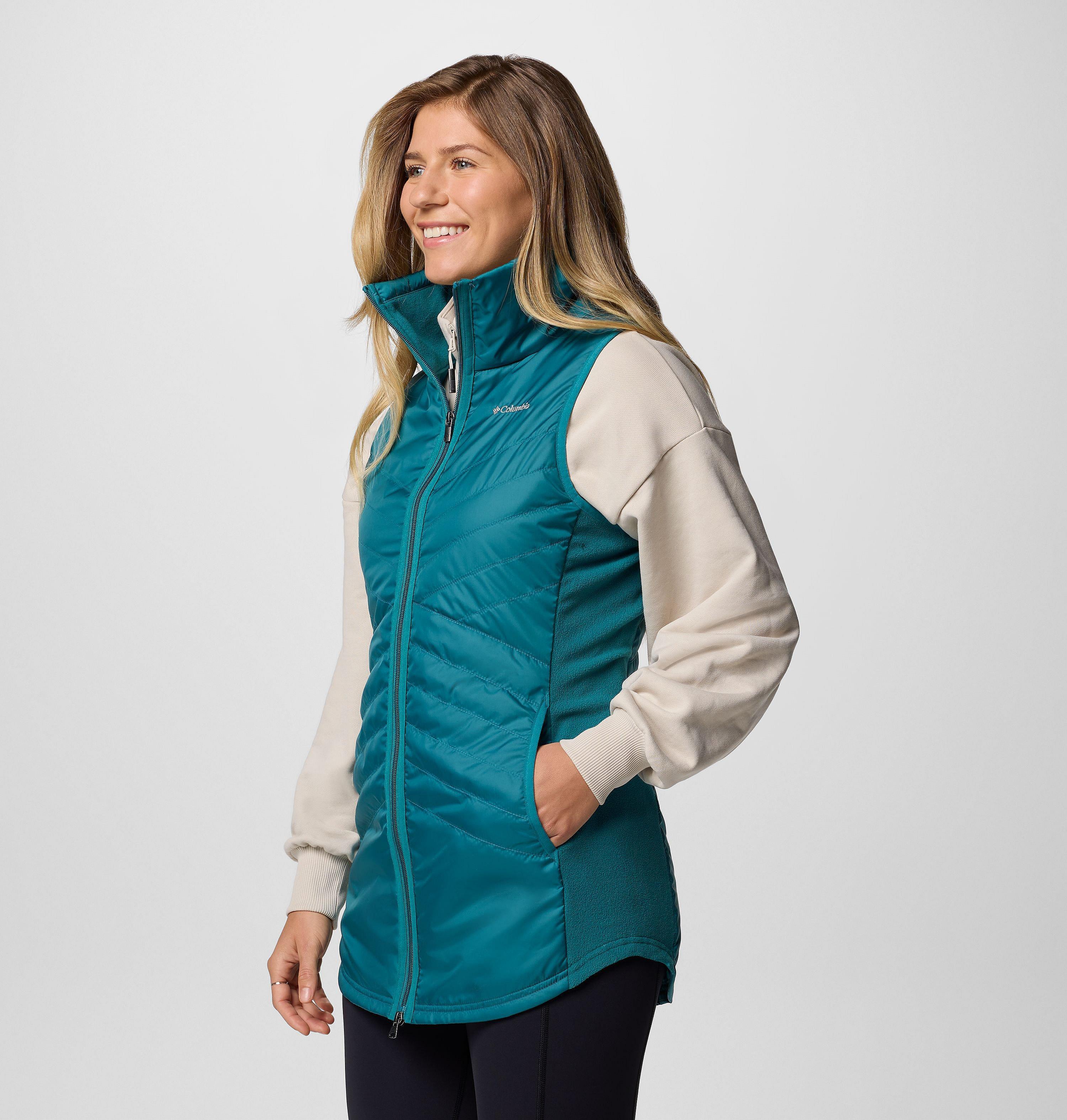 Women's Mix It Around Long Vest II | 364 | XS 3