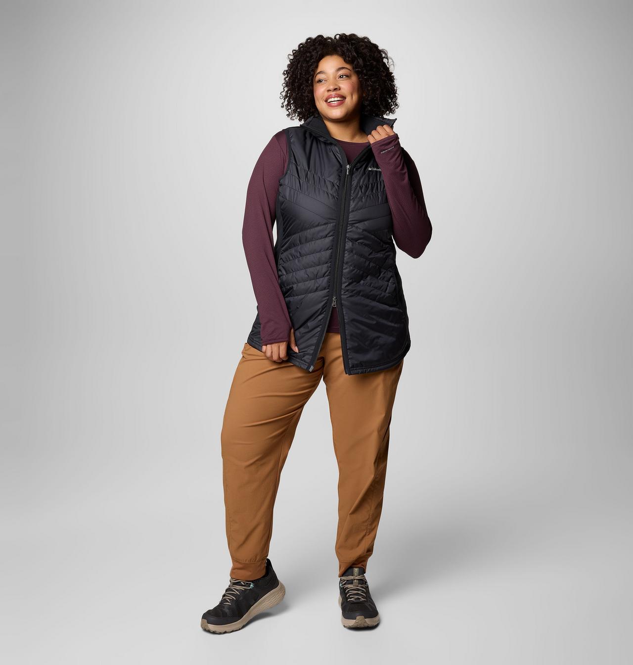 Women's Mix It Around™ Long Vest II - Plus Size 3