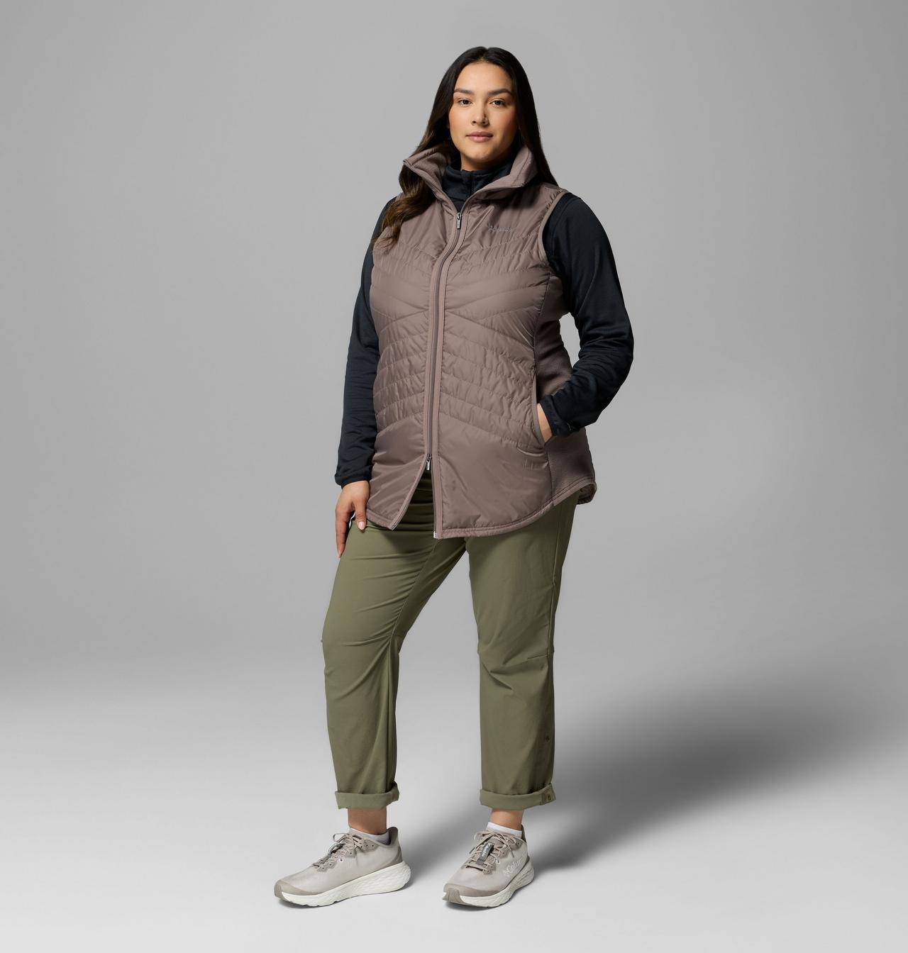 Women's Mix It Around™ Long Vest II - Plus Size 2