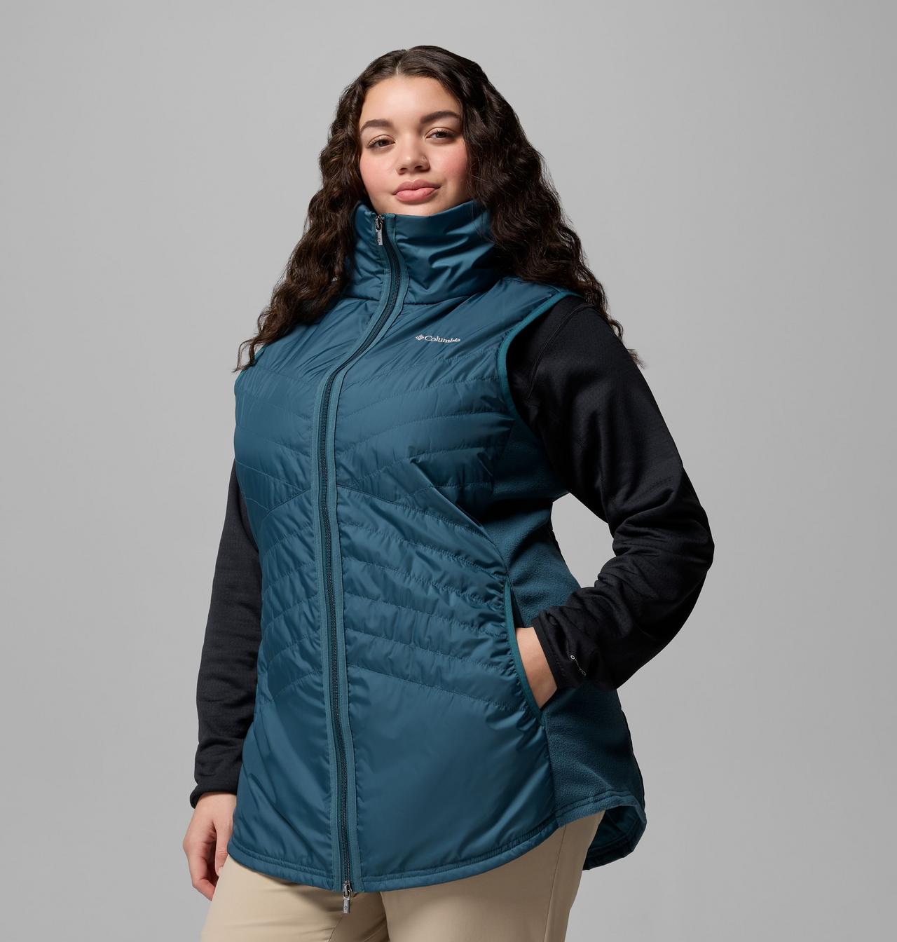 Women's Mix It Around™ Long Vest II - Plus Size | 429 | 3X 4