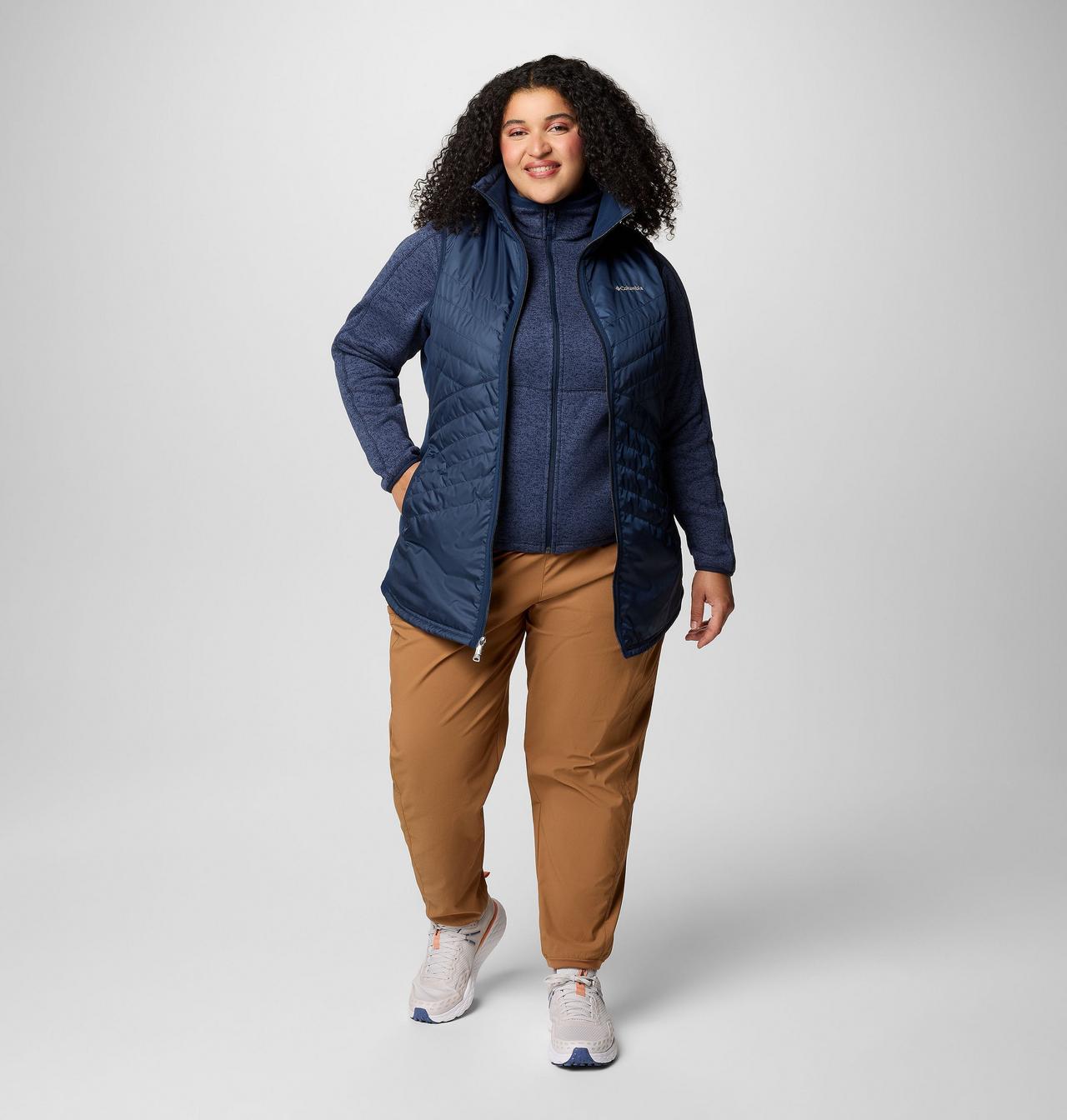 Women's Mix It Around™ Long Vest II - Plus Size 3