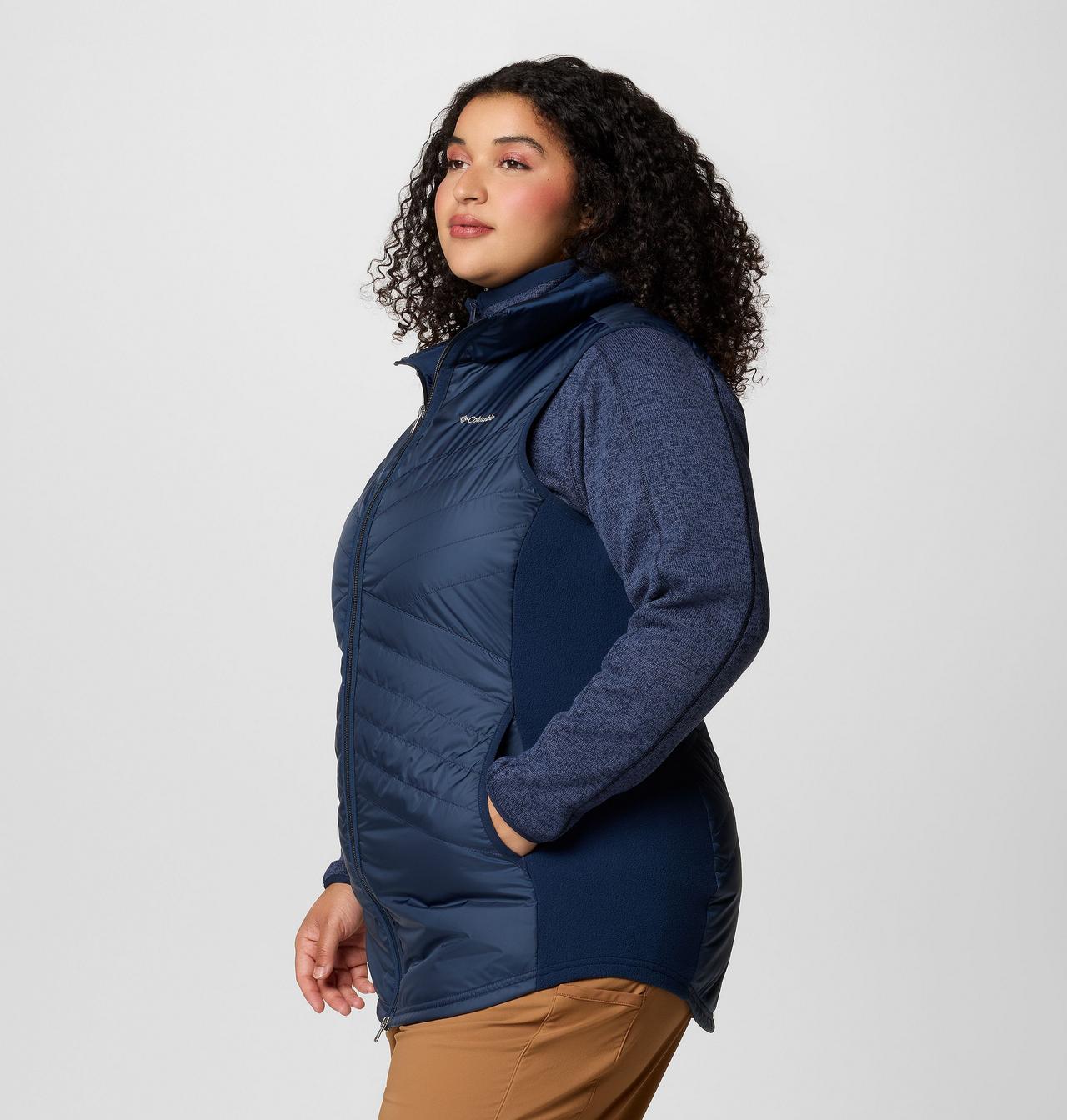 Women's Mix It Around™ Long Vest II - Plus Size 4