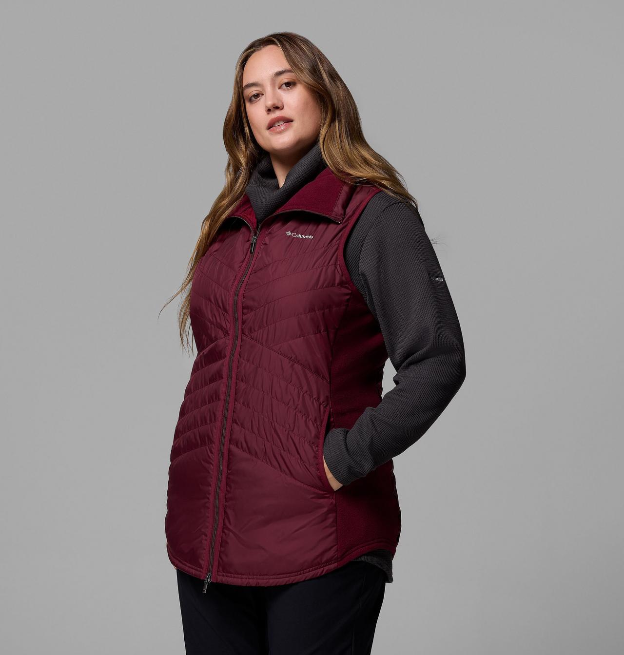 Women's Mix It Around™ Long Vest II - Plus Size 4