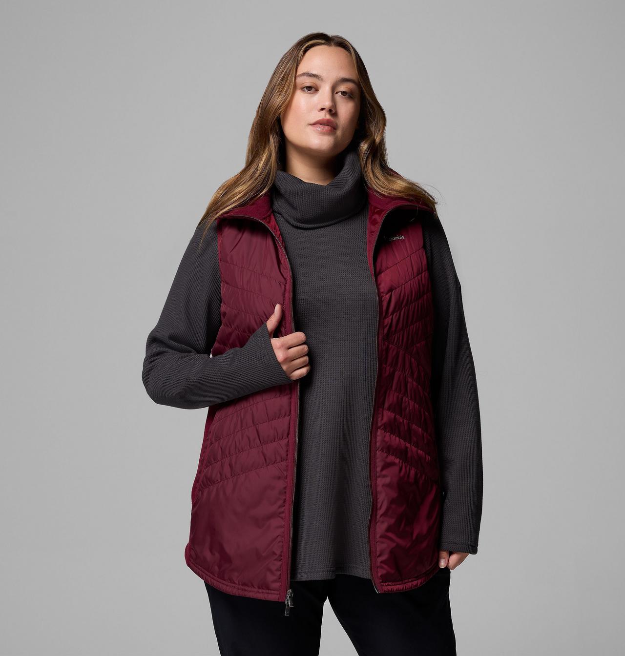 Women's Mix It Around™ Long Vest II - Plus Size 5