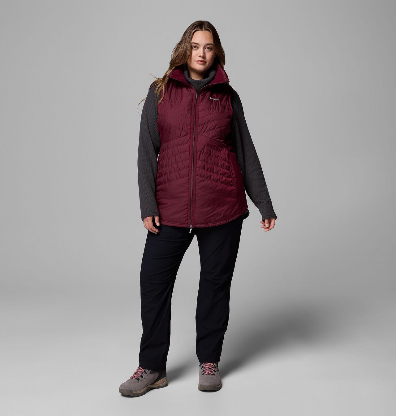 Women's Mix It Around™ Long Vest II - Plus Size 2