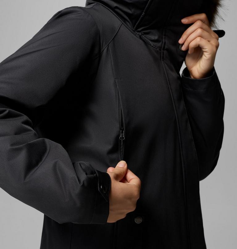 Women's Suttle Mountain III Hooded Insulated Jacket, Color: Black, image 9