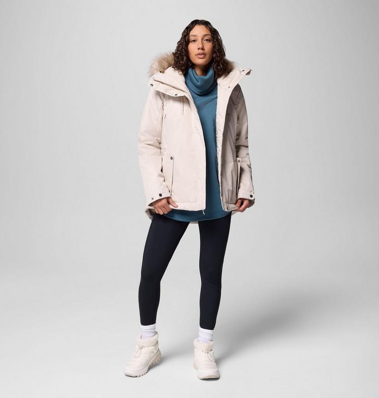 Women's Suttle Mountain III Hooded Insulated Jacket, Color: Dark Stone, image 2