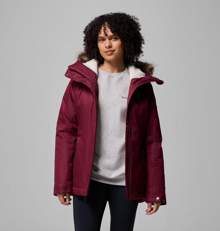 Women's Suttle Mountain III Hooded Insulated Jacket, Color: Rich Wine, image 5