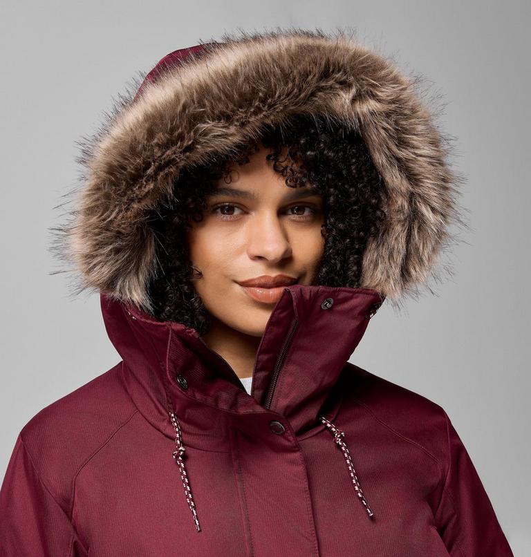 Women's Suttle Mountain III Hooded Insulated Jacket, Color: Rich Wine, image 7