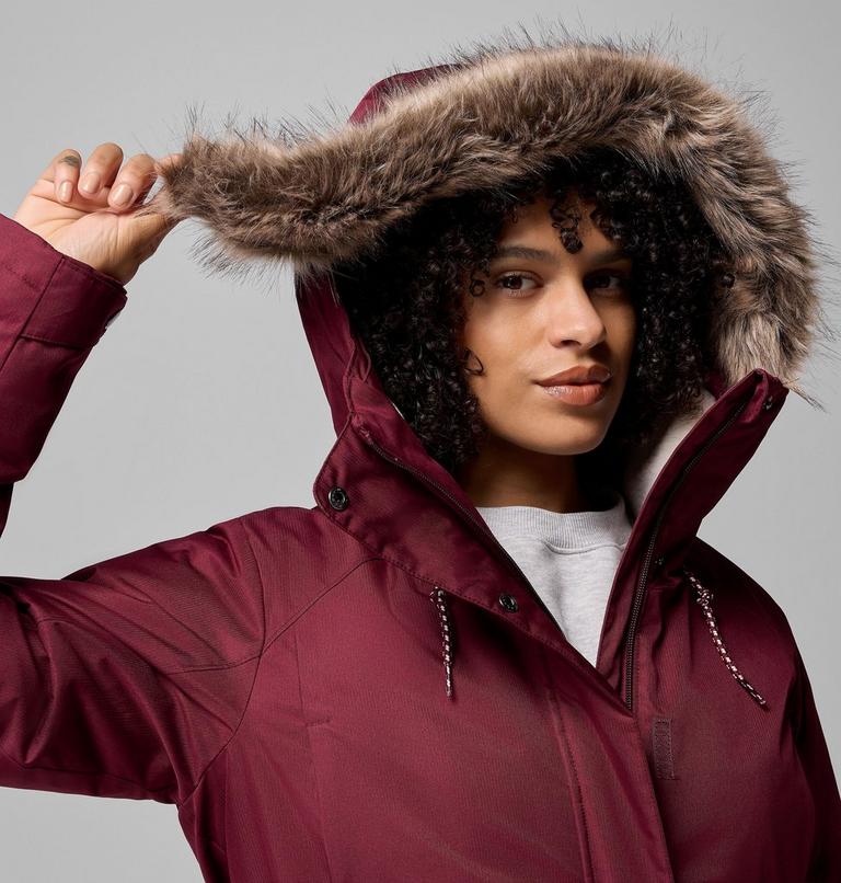 Women's Suttle Mountain III Hooded Insulated Jacket, Color: Rich Wine, image 9