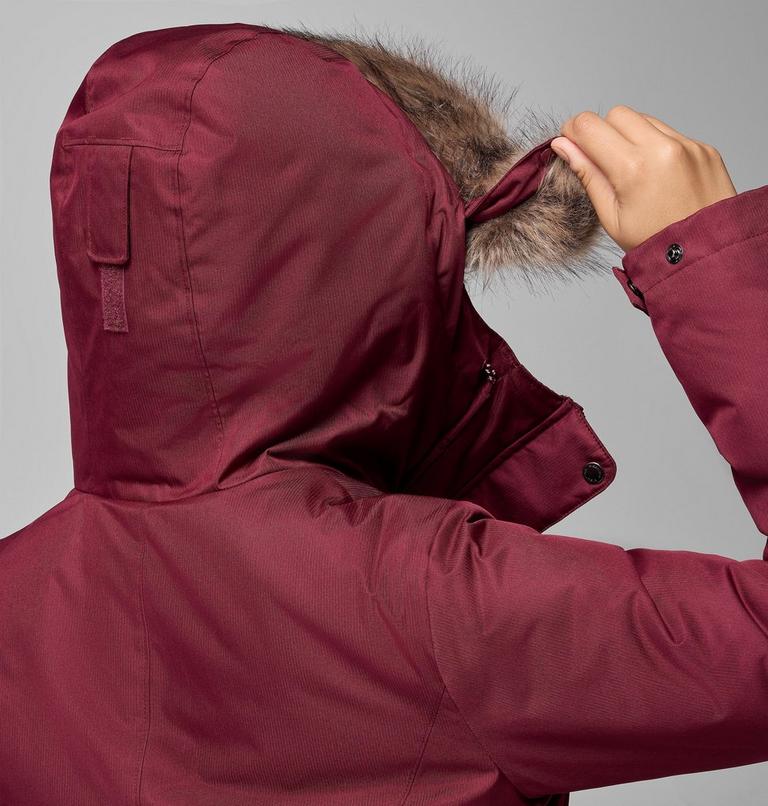 Women's Suttle Mountain III Hooded Insulated Jacket, Color: Rich Wine, image 10