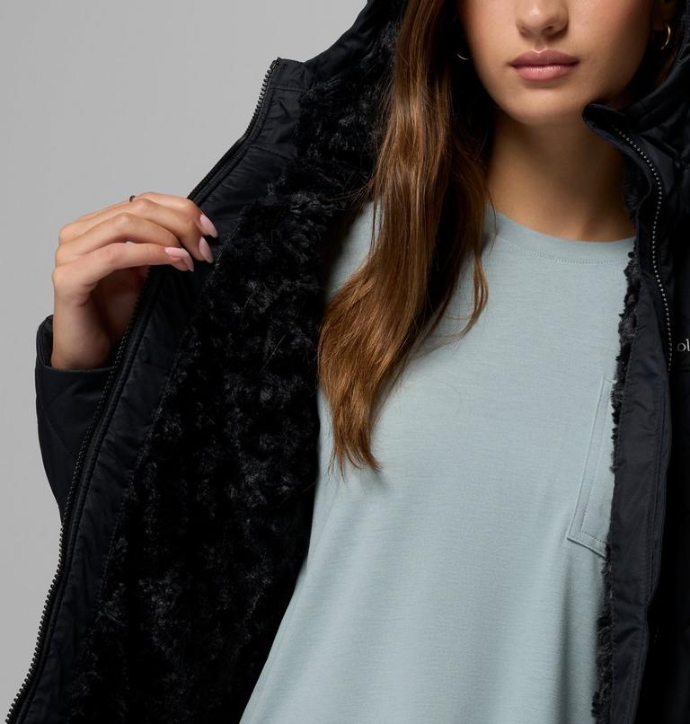 Veste Isolée à Capuche Copper Crest II Femme, Color: Black, image 6