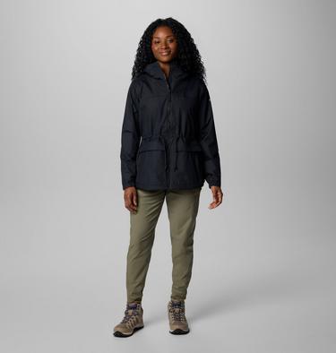 Women's Sweet Creek II Lined Rain Jacket, Color: Black, image 7