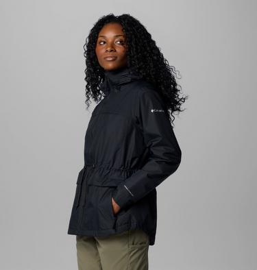 Women's Sweet Creek II Lined Rain Jacket, Color: Black, image 8