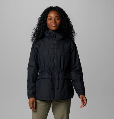 Women's Sweet Creek II Lined Rain Jacket, Color: Black, image 5