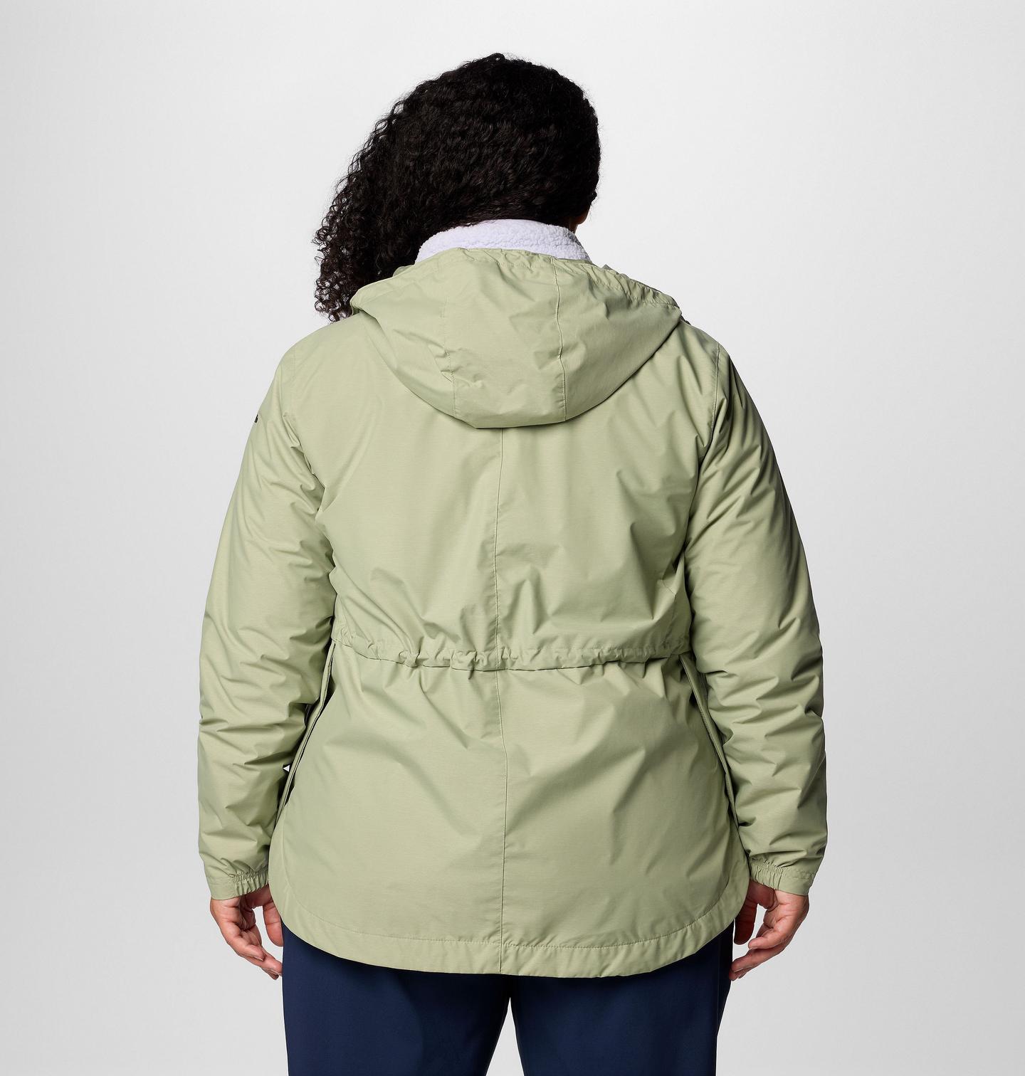 Женская куртка Columbia Lillian Ridge II Jacket - Plus Size, цвет: Песочный — фото 2