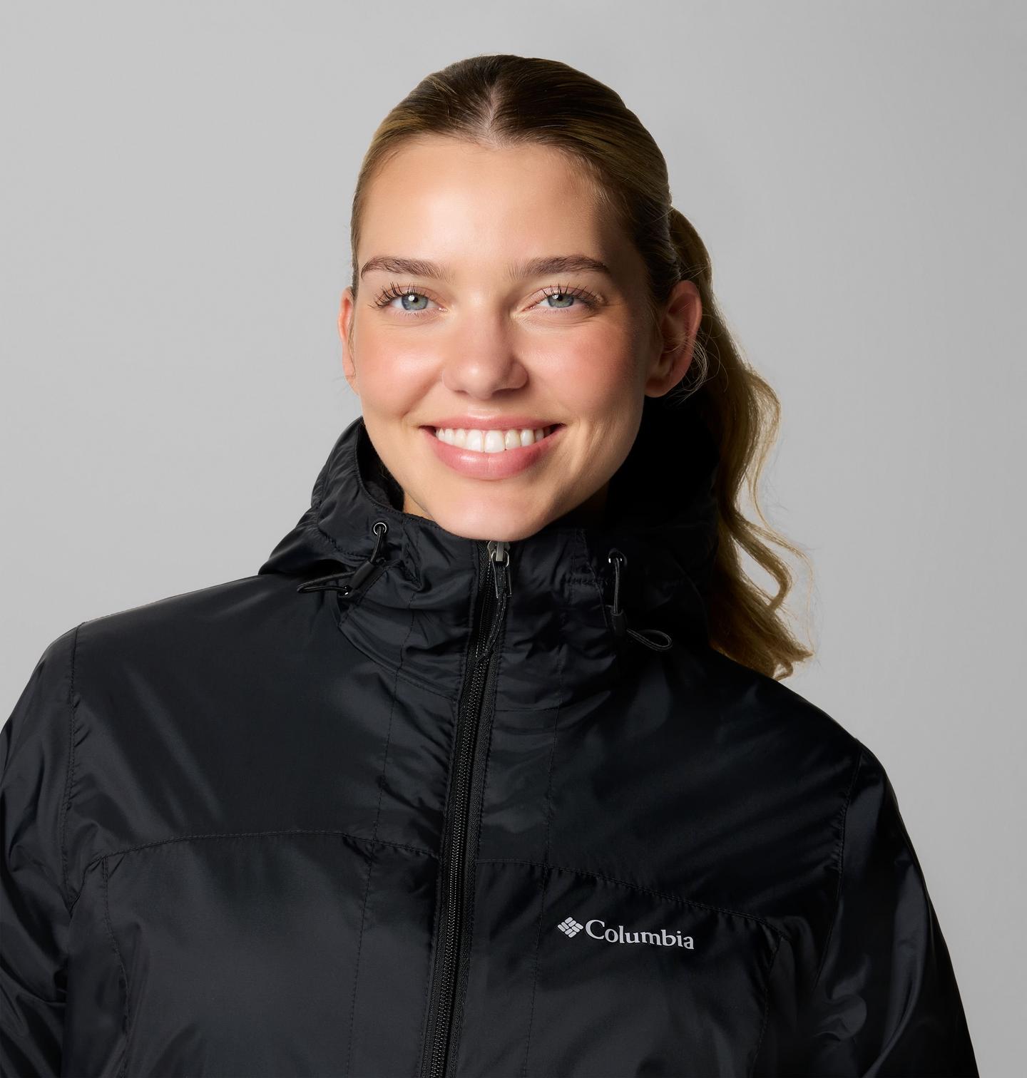 Женская куртка Columbia Switchback II Sherpa Lined, цвет: Чёрный — фото 4