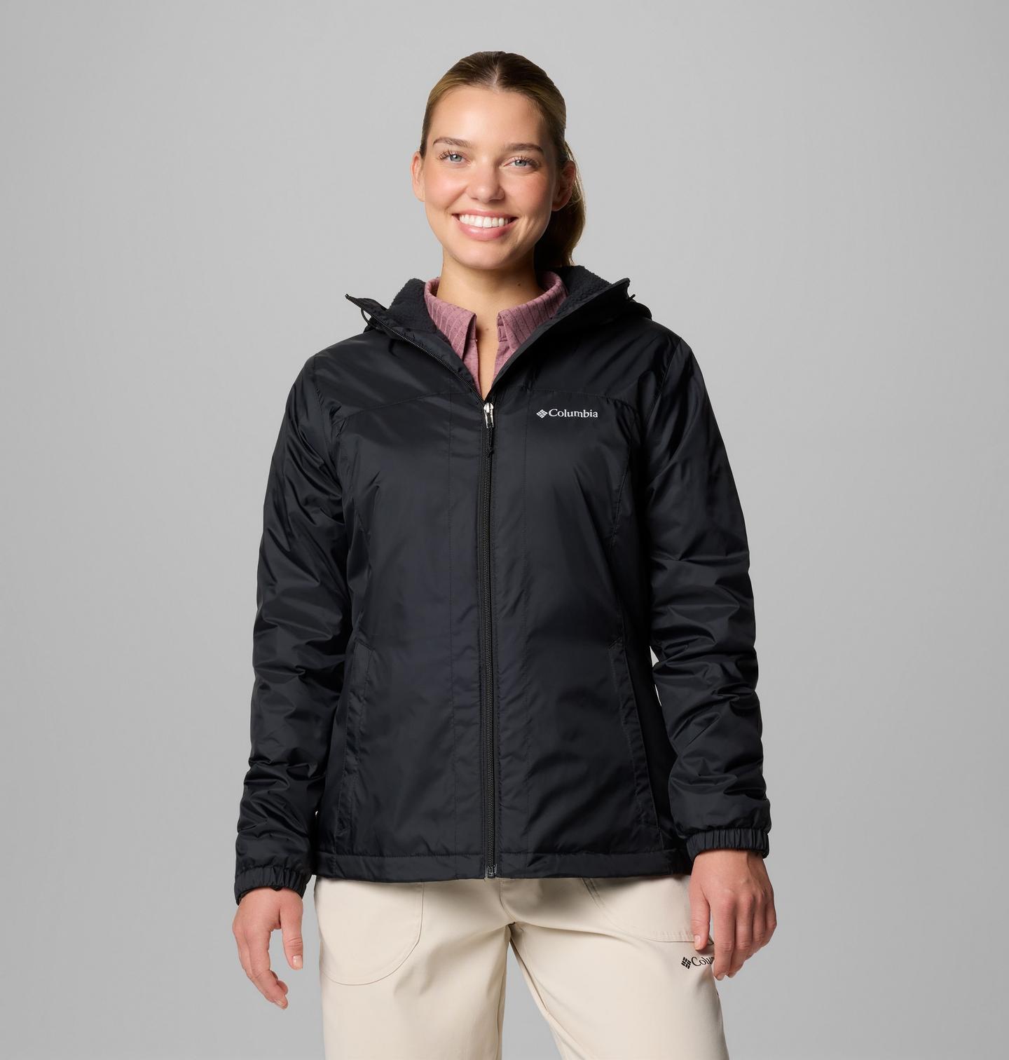 Женская куртка Columbia Switchback II Sherpa Lined, цвет: Чёрный — фото 1