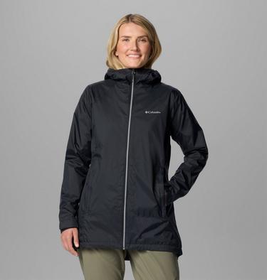 Women's Switchback II Lined Long Jacket, Color: Black, image 9