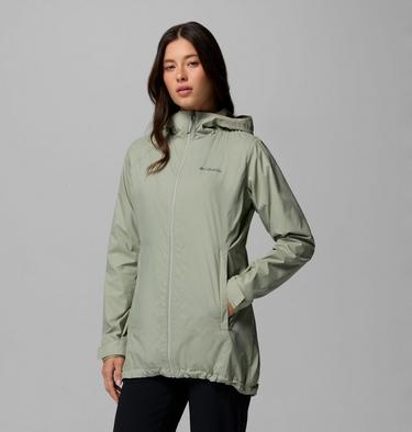 Women's Switchback II Lined Long Jacket, Color: Safari, image 8