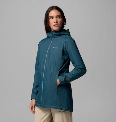 Women's Switchback II Lined Long Jacket, Color: Everblue, image 20