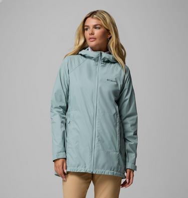 Women's Switchback II Lined Long Jacket, Color: Crushed Blue, image 7