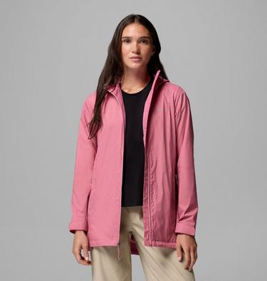 Women's Switchback II Lined Long Jacket, Color: Rosette, image 3