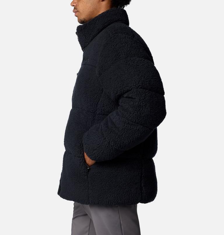 Men's Puffect II Sherpa Puffer Jacket, Color: Black, image 3