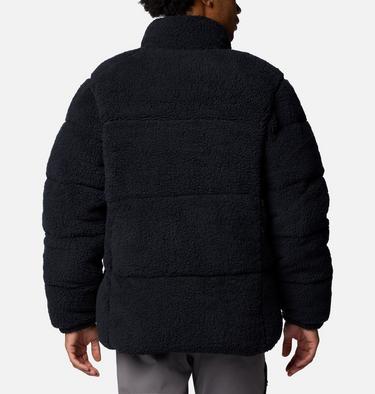 Men's Puffect II Sherpa Puffer Jacket, Color: Black, image 2