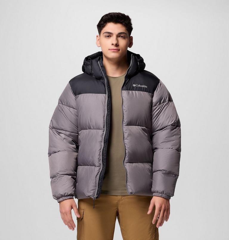 Chaqueta acolchada con capucha Puffect II para hombre, Color: City Grey, Black, image 5